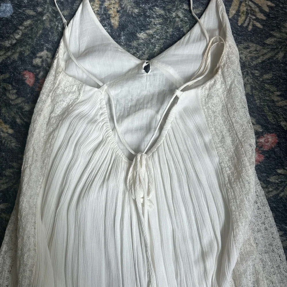 Free People field of flowers white dress